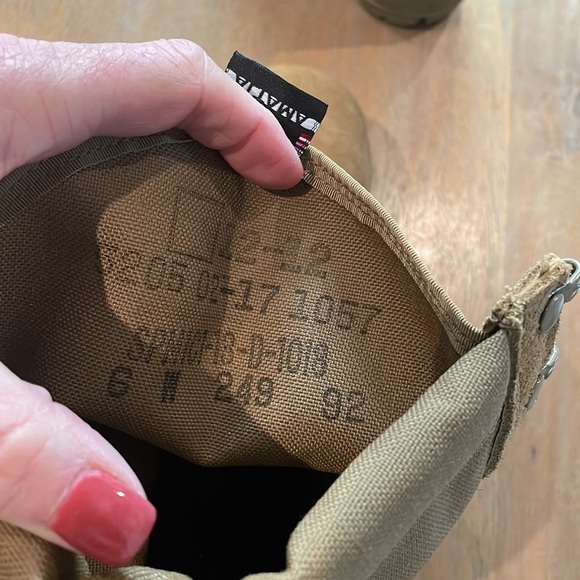 Army boots, hot weather size 6w - Picture 3 of 6